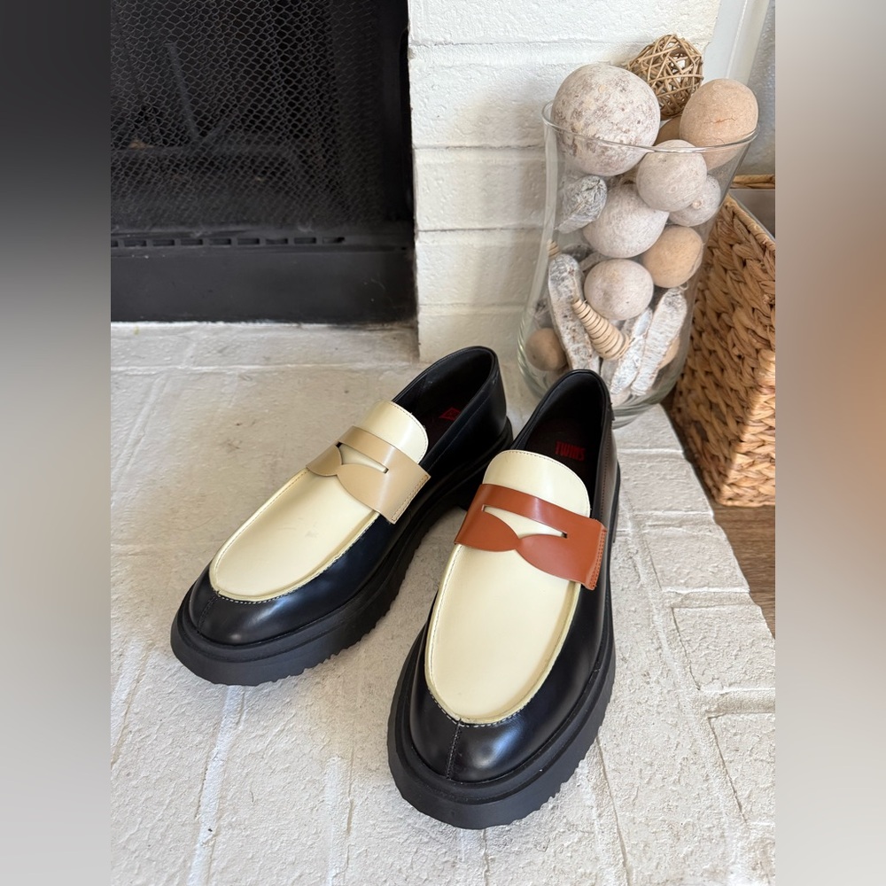 Camper Twins Multicolor Loafers Formal Shoes Size 46 13 NWOT - Picture 2 of 12
